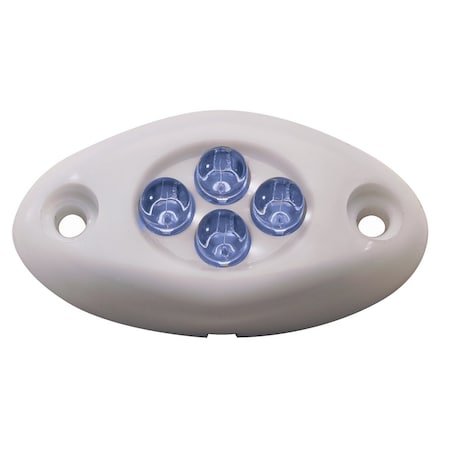 Innovative Lighting Innovative Lighting Courtesy Light - 4 LED Surface Mount - Blue LED/Wh 004-2100-7